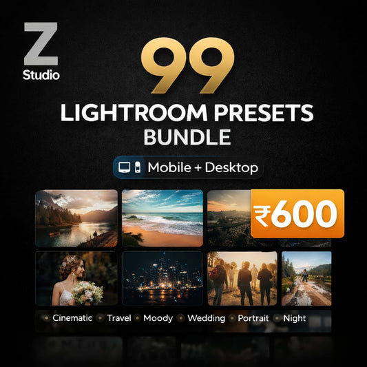 99 Premium Lightroom Presets – Mega Bundle